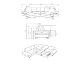Hjørnesofa Kingston 168