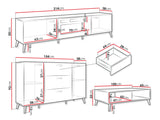 Living room set Comfivo Teslomo 107