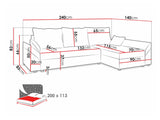 Hjørnesofa Memphis 104 3926945