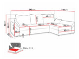 Hjørnesofa Memphis 104 3926946