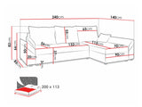 Hjørnesofa Memphis 104 3926947