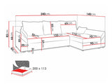 Hjørnesofa Memphis 104 3926949
