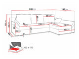 Hjørnesofa Memphis 104 3926953