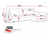 Hjørnesofa Memphis 130