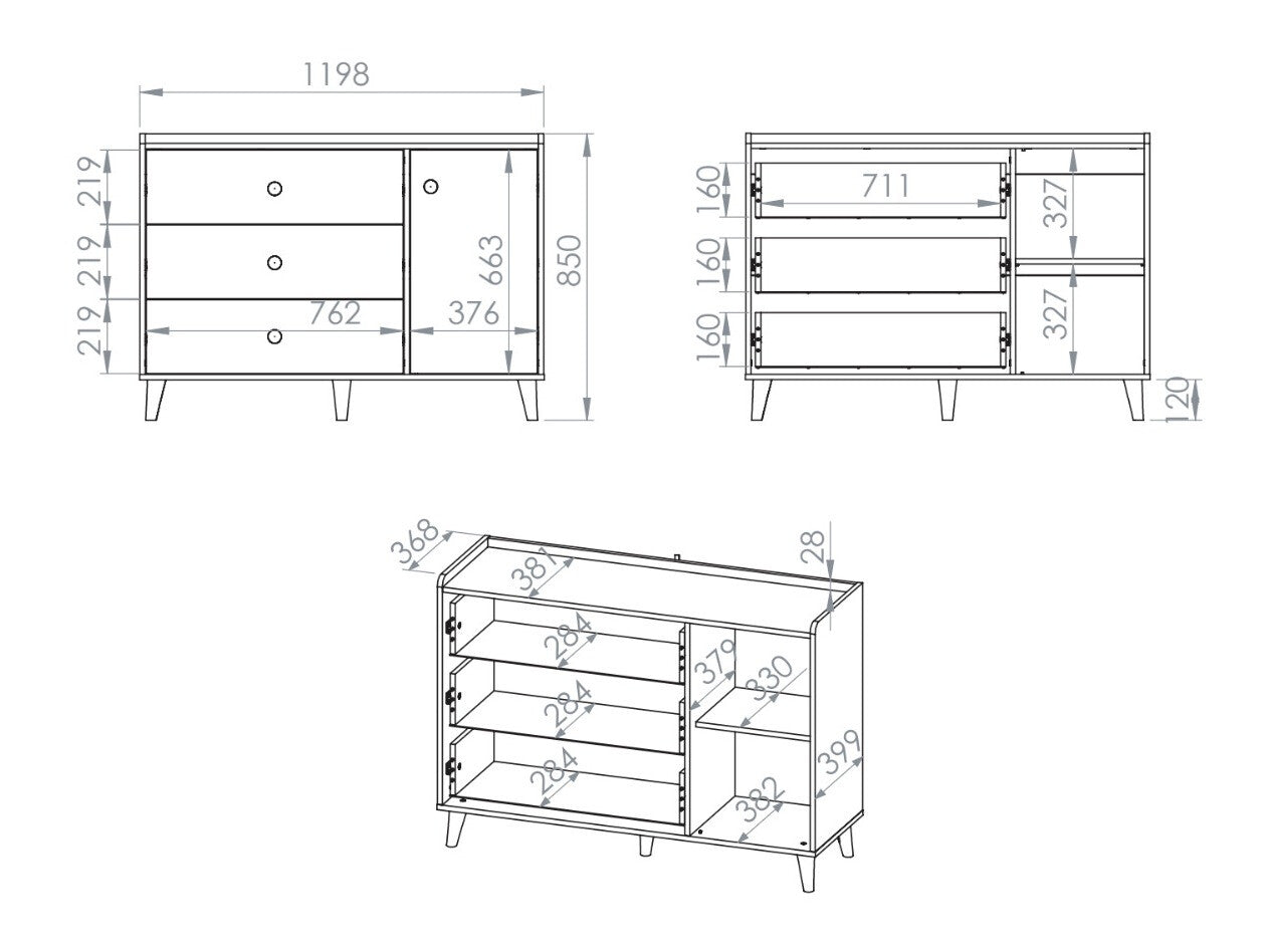 Kommode Tortoli 104
