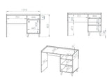 Skrivebord Tortoli 106