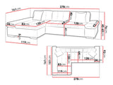 Corner sofa Comfivo 219