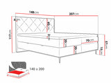 Continental bed ComfiDream 192