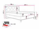 Continental bed ComfiDream 192