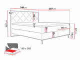 Continental bed ComfiDream 192