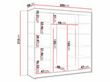 Wardrobe Closico 161 3941149