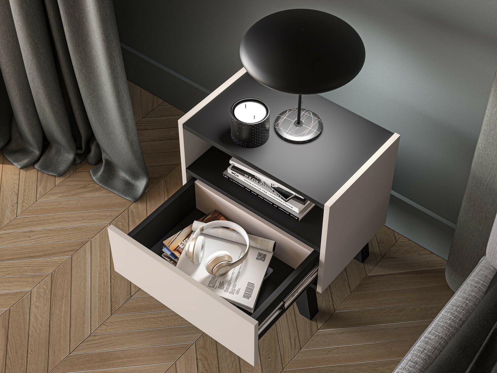 Sengebord Evateno 105