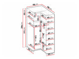 Hjørneklædeskab Tucson 184