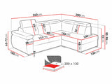 Hjørnesofa Columbus 161