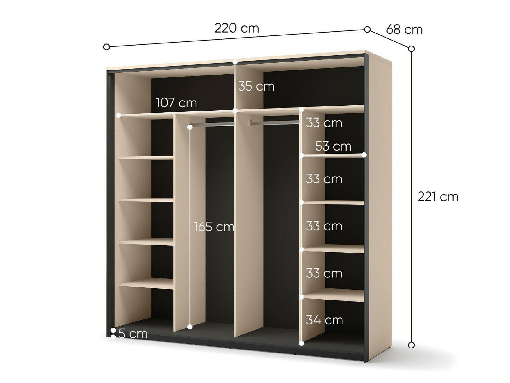 Soveværelses-sæt Virmoro 106