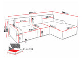Hjørnesofa Stonecrest 105