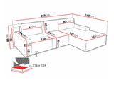 Hjørnesofa Stonecrest 105