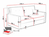 Sovesofa Columbus 233
