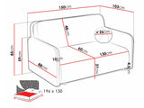 Sovesofa Columbus 238