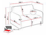 Sovesofa Columbus 239