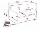 Sovesofa Columbus 239