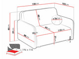 Sovesofa Columbus 239