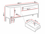 TV-bord Lunole 108