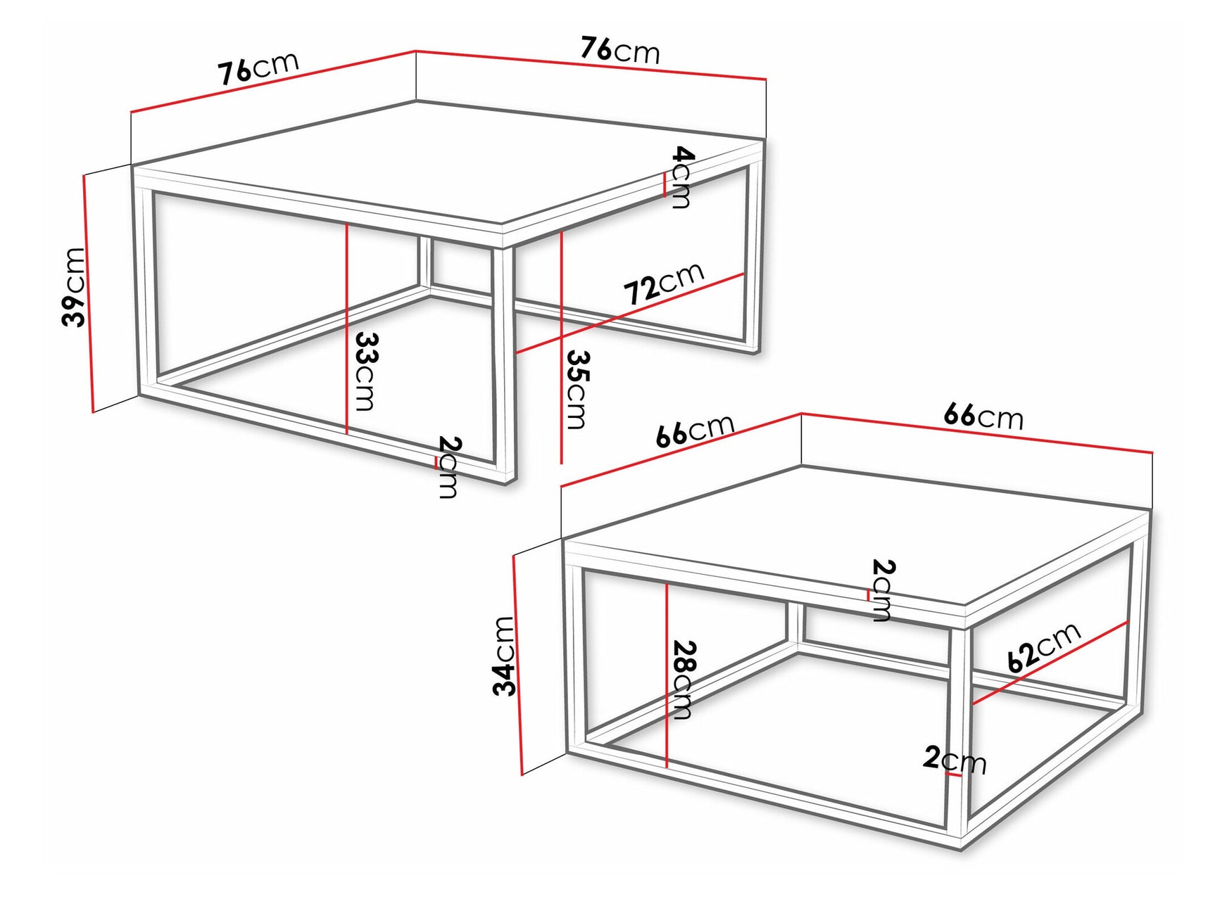 Sofabord-sæt Oswego 101