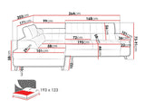 Hjørnesofa Comfivo 207 4002317