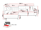 Hjørnesofa Comfivo 207 4002356