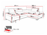 Hjørnesofa Comfivo 232