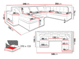 Hjørnesofa Comfivo 128 4006165