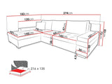 Hjørnesofa Comfivo 121