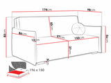 Sovesofa Columbus 219 4015330