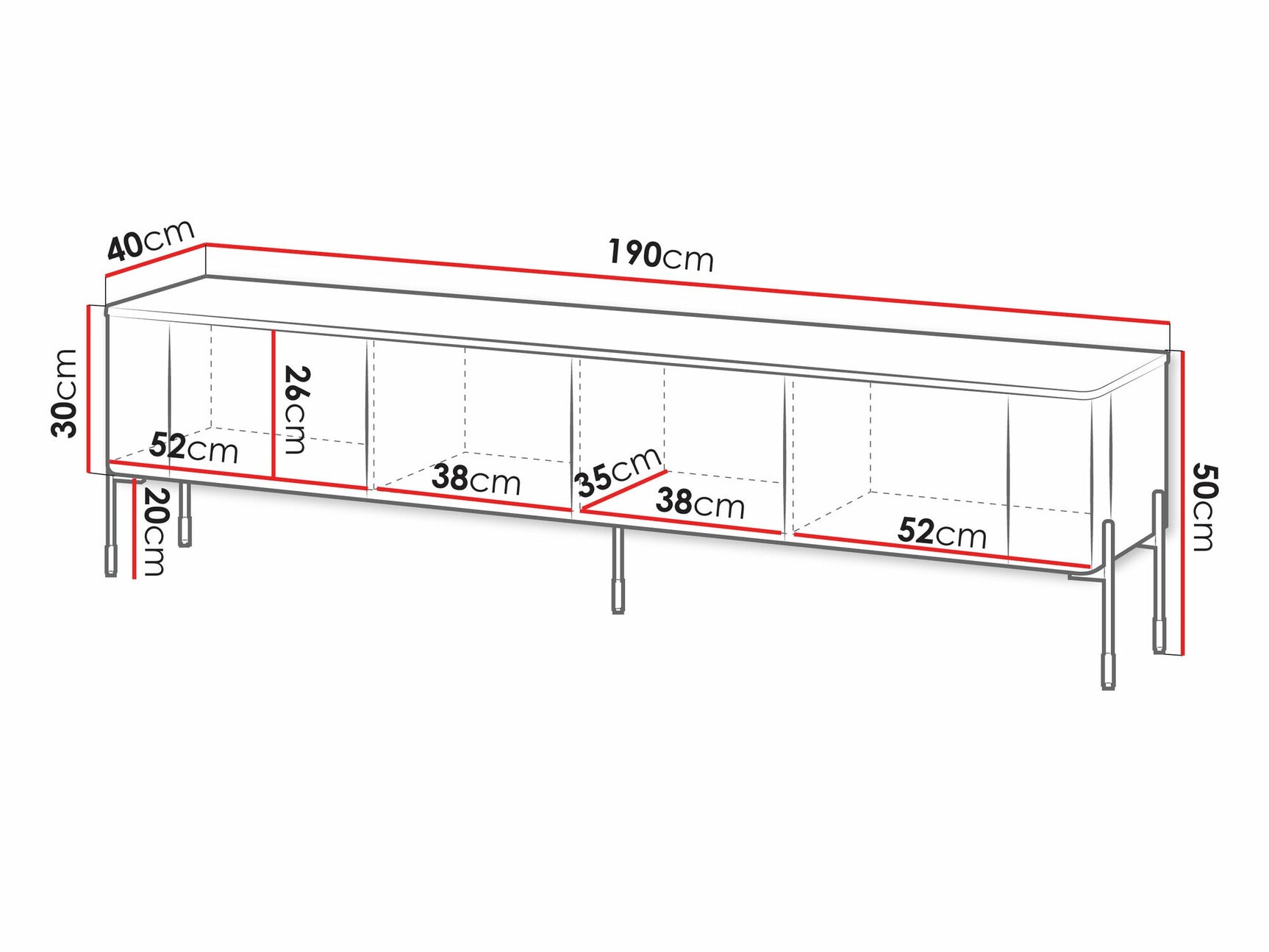 TV-bord Mavnue 102