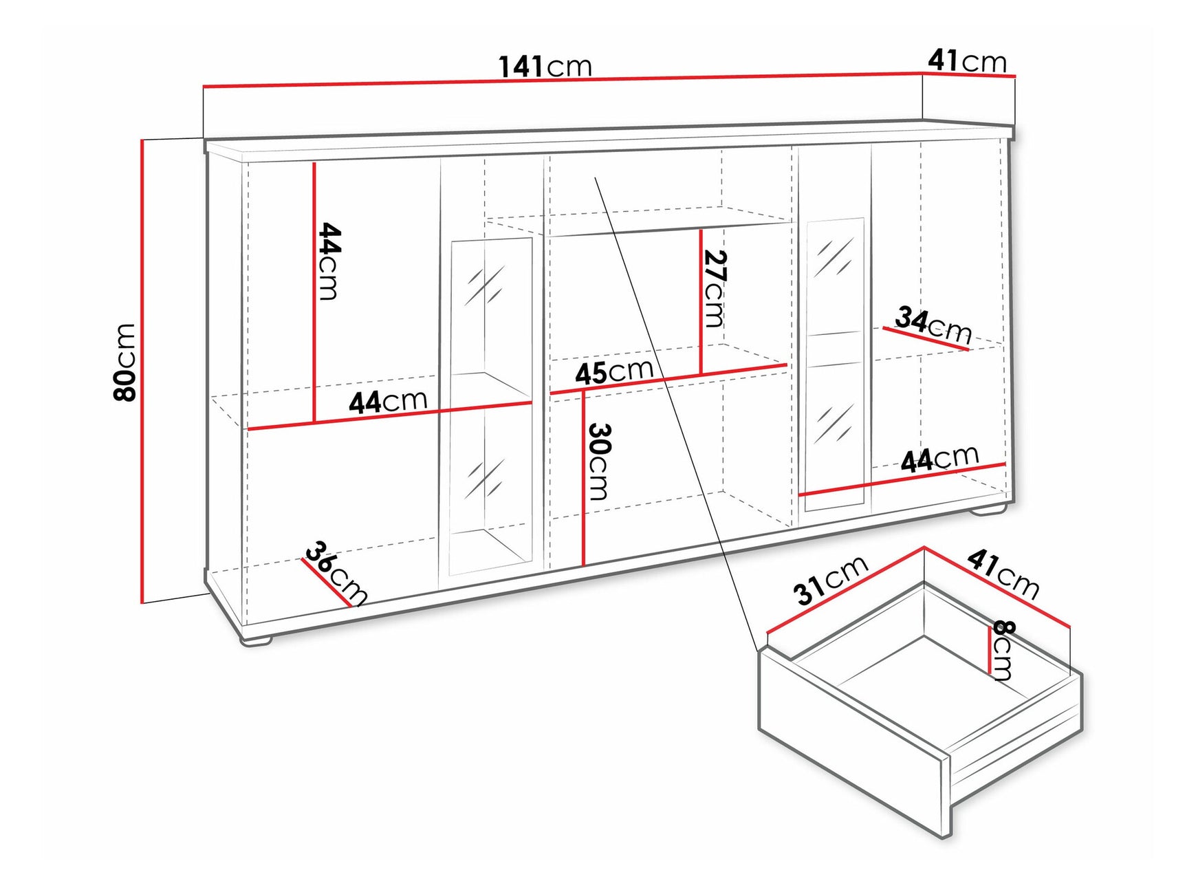 Kommode Tucson 114 4033179