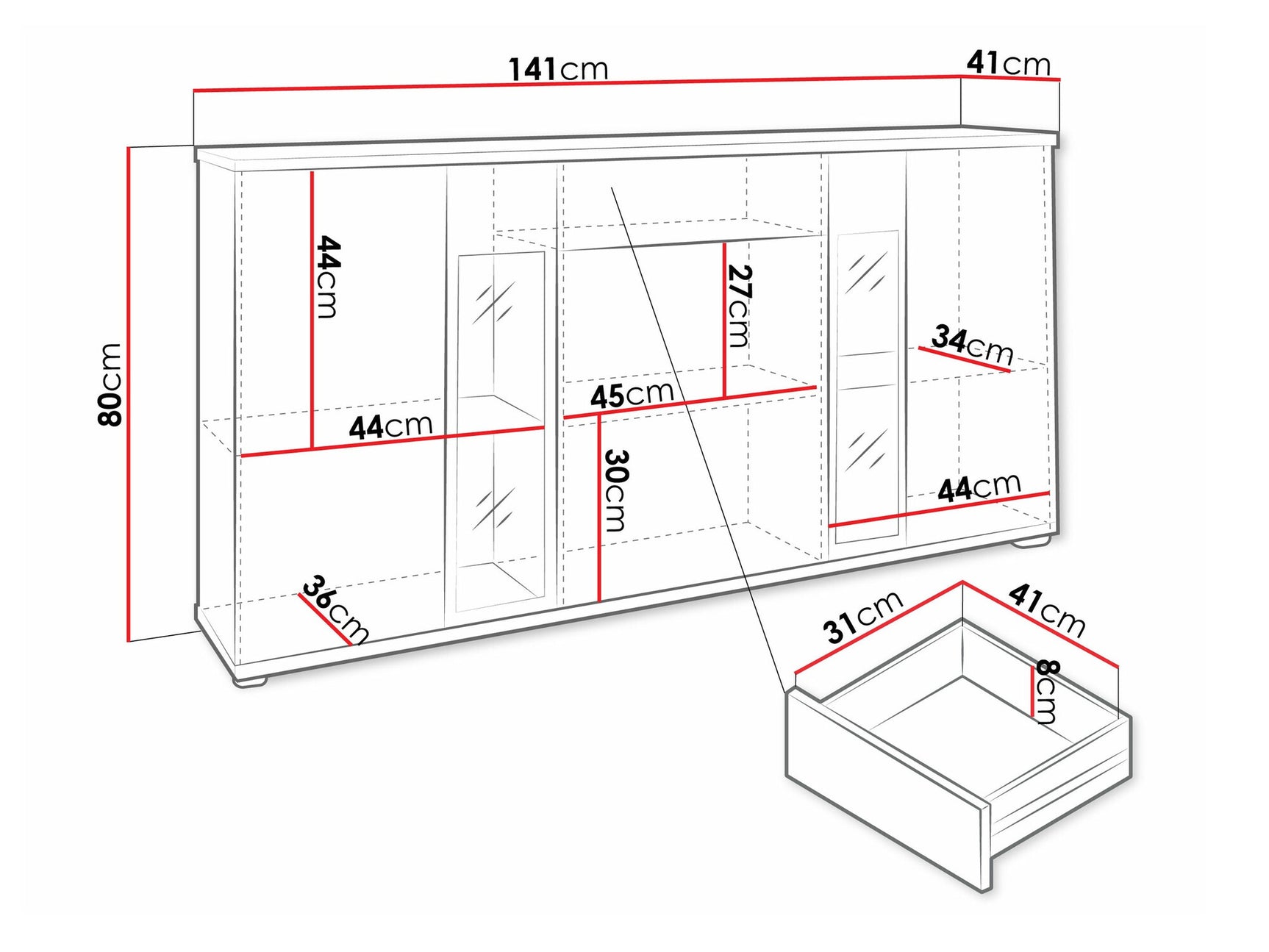 Kommode Tucson 114 4033180