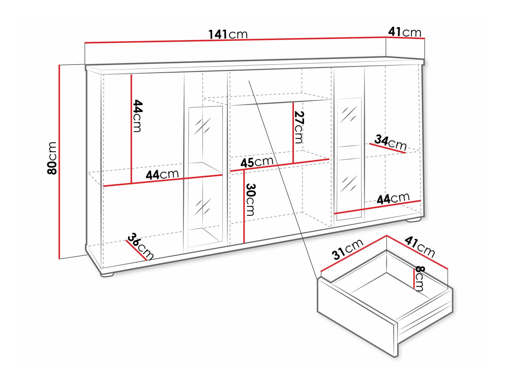 Kommode Tucson 114 4033195