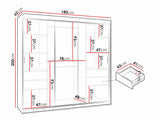 Garderobeskab Hartford 500 4034305