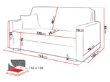 Sovesofa Columbus 205 4038331