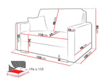 Sovesofa Columbus 206 4038335
