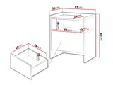 Sengebord Parma 106