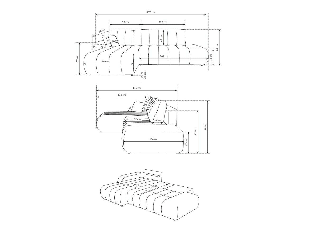 Hjørnesofa Kingston 152