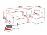 Hjørnesofa Columbus 245