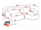 Hjørnesofa Columbus 245
