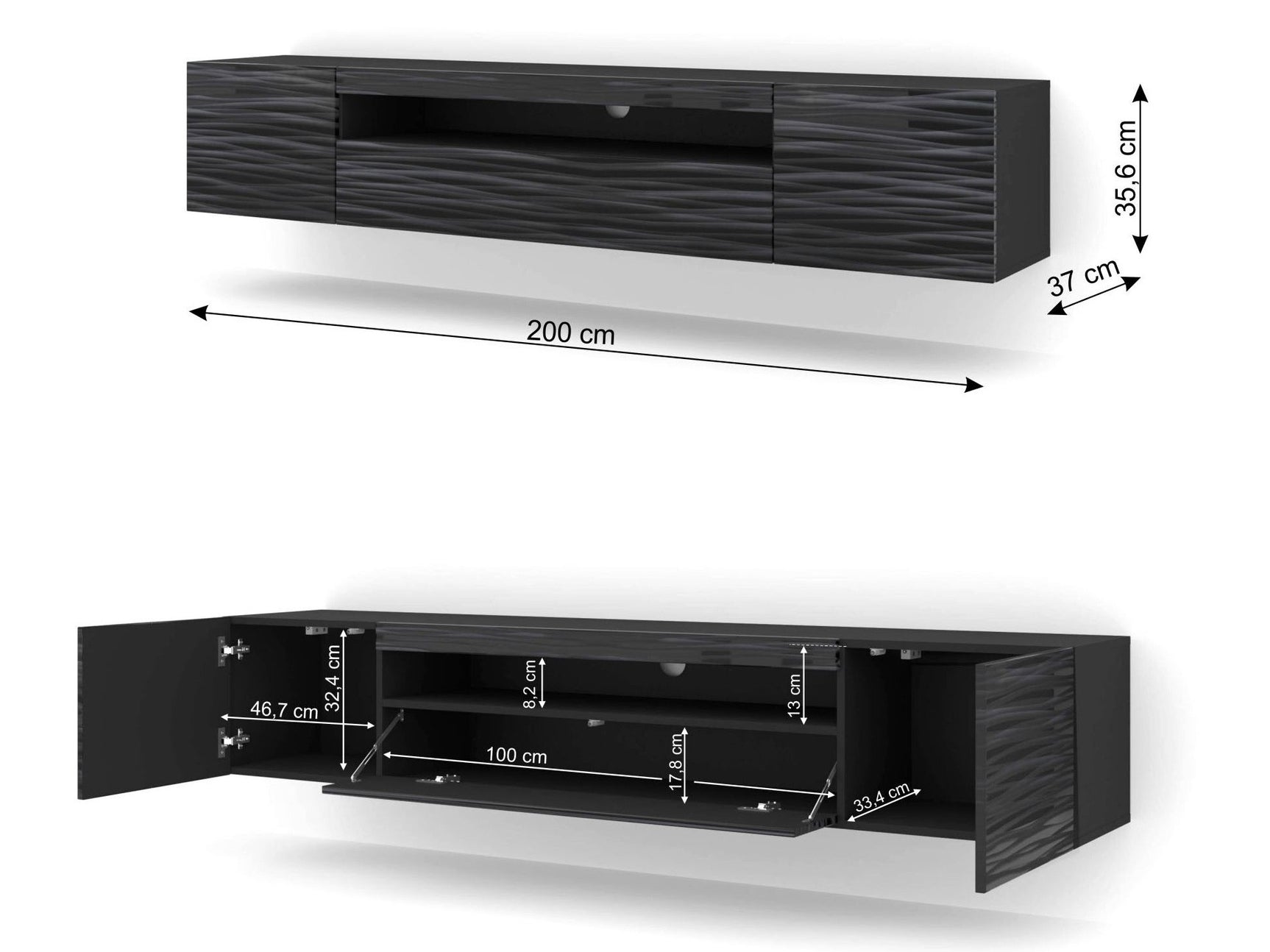 TV-bord Morteo 110