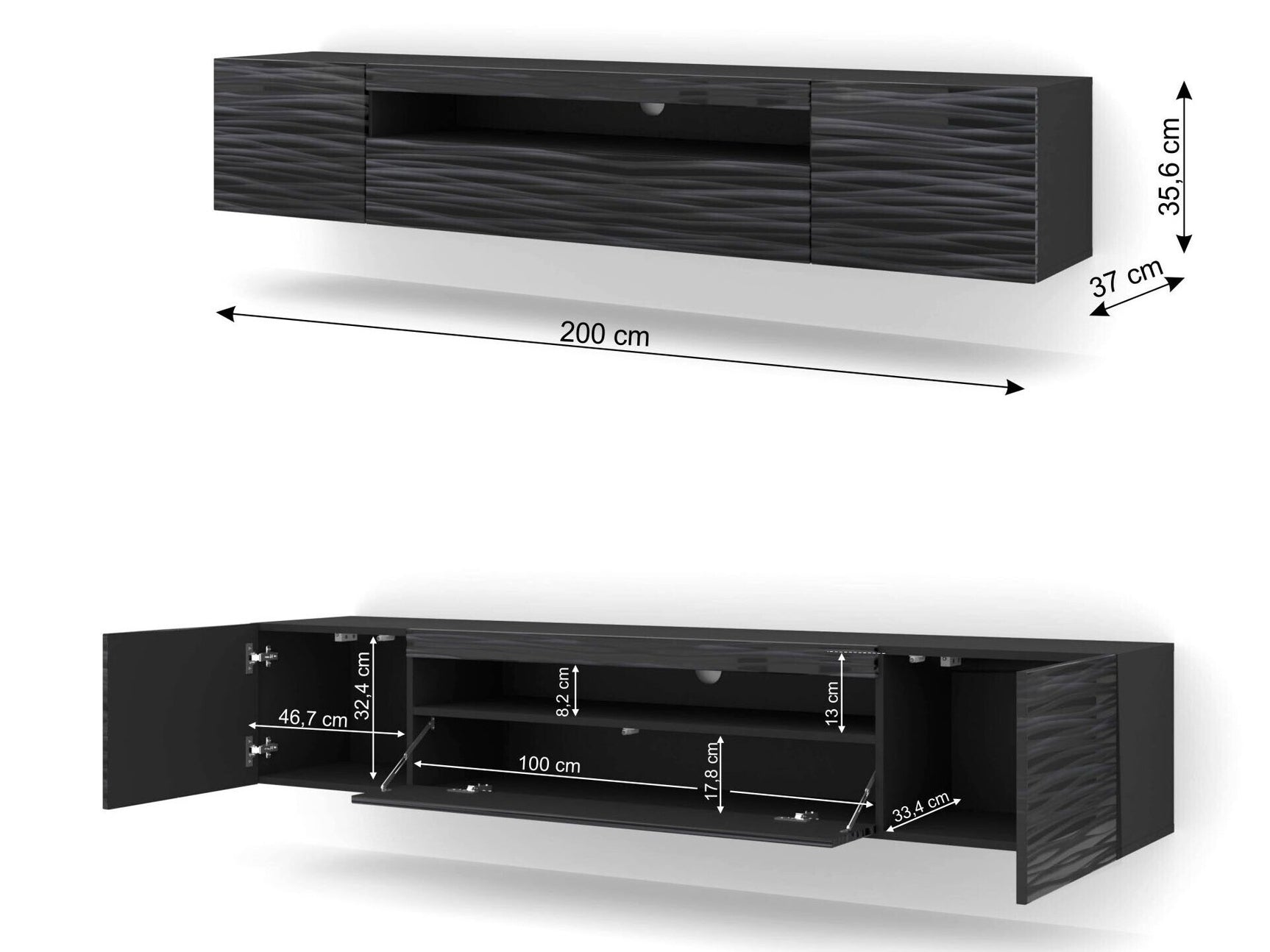TV-bord Morteo 110