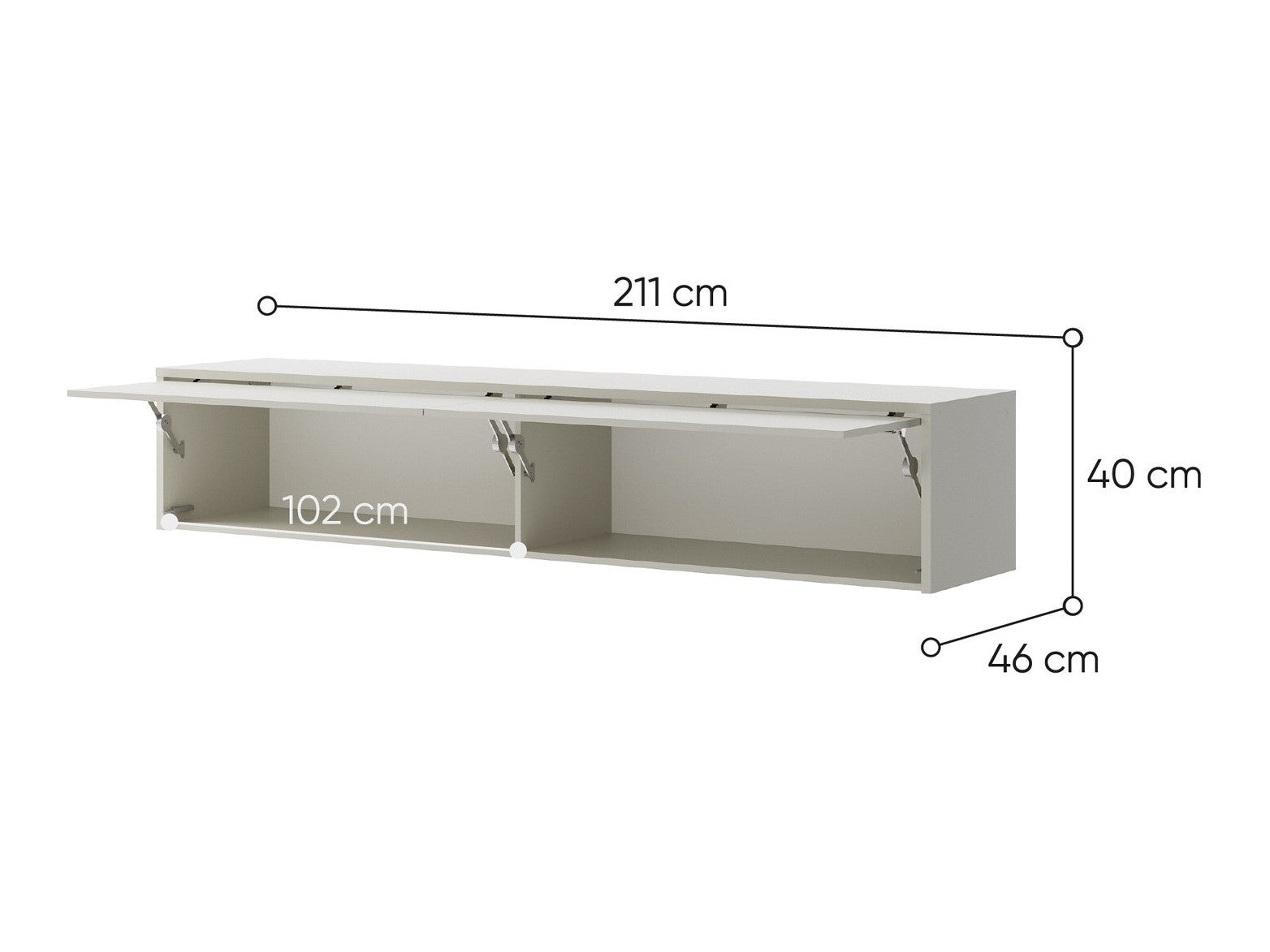 Vægskab Concept Pro Lenart Levfere 121