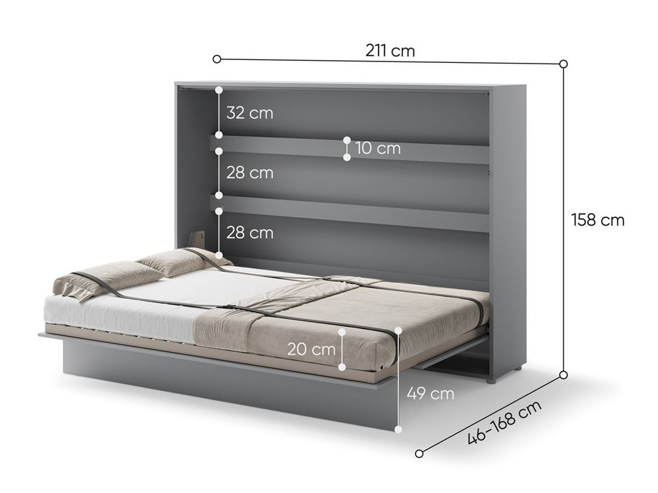Væg seng Concept Pro Lenart Levfere 115 4062726