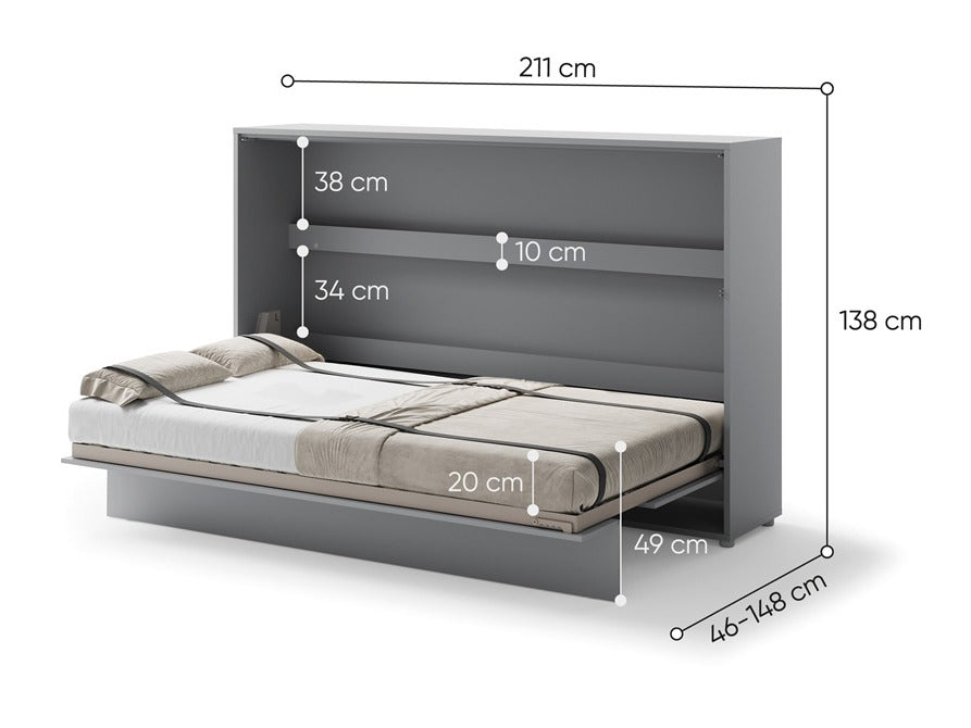 Væg seng Concept Pro Lenart Levfere 115 4062752